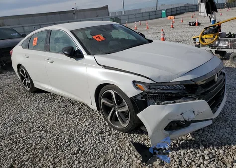 2022 Honda Accord Sport Se from USA, damaged, VIN 1HGCV1F4XNA066251